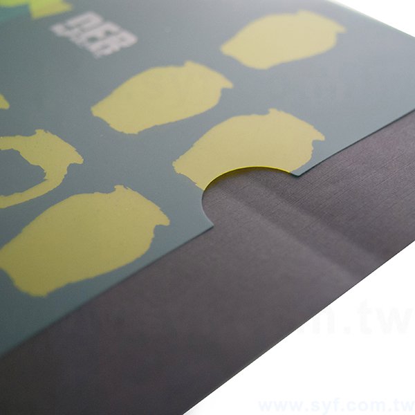 A4單層L夾-無白墨-PP材質彩色印刷L型資料夾
